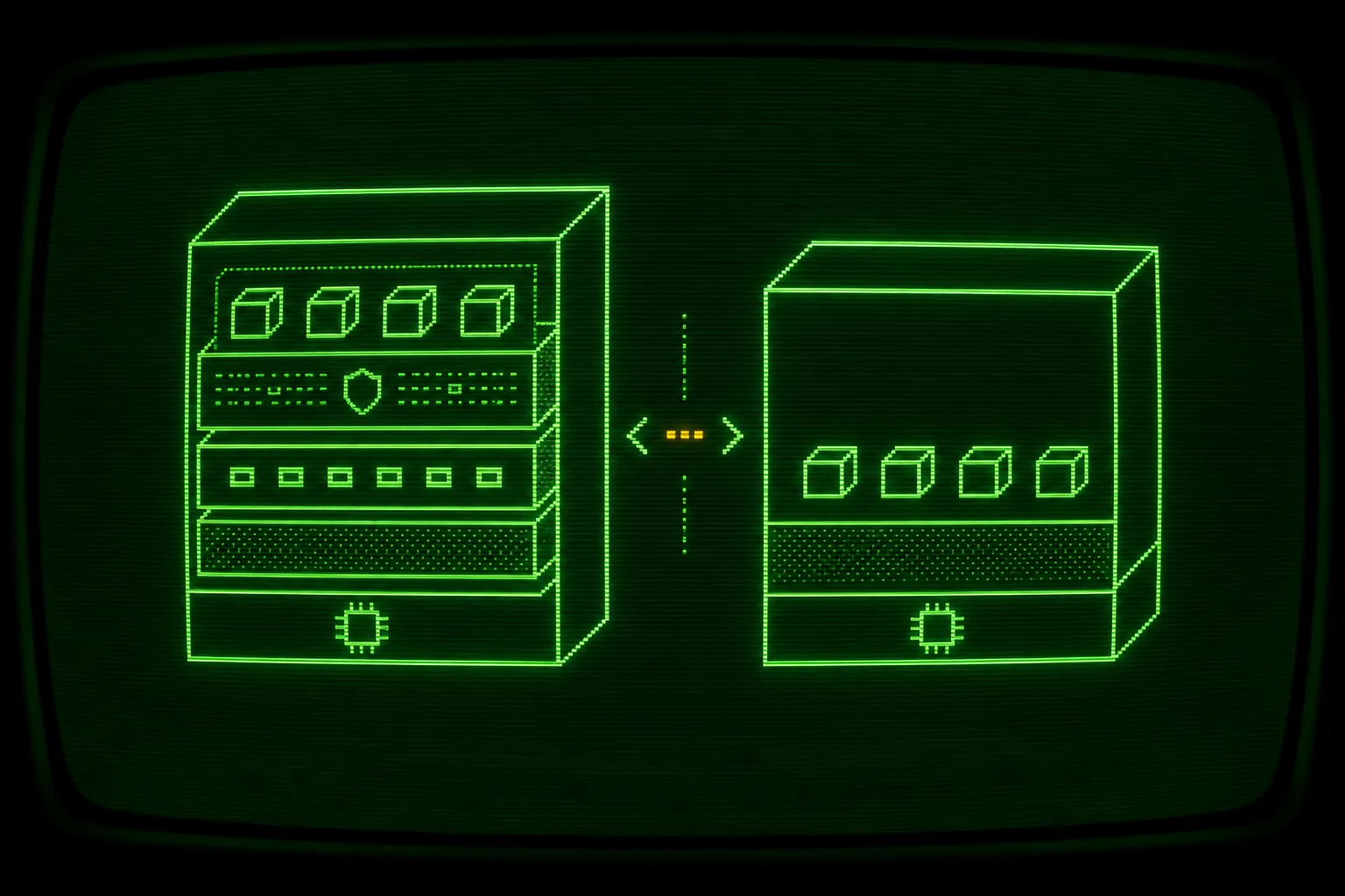 Side by side comparison of a plain Docker container sharing the host kernel versus a Docker Sandbox microVM with its own guest kernel isolating an AI coding agent.